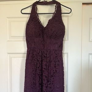 David’s Bridal Lace Bridesmaid Dress size 10